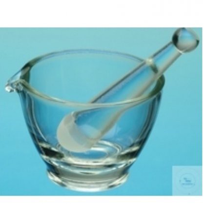 Bộ cối chày thủy tinh 90mm Genlab 2030100012915