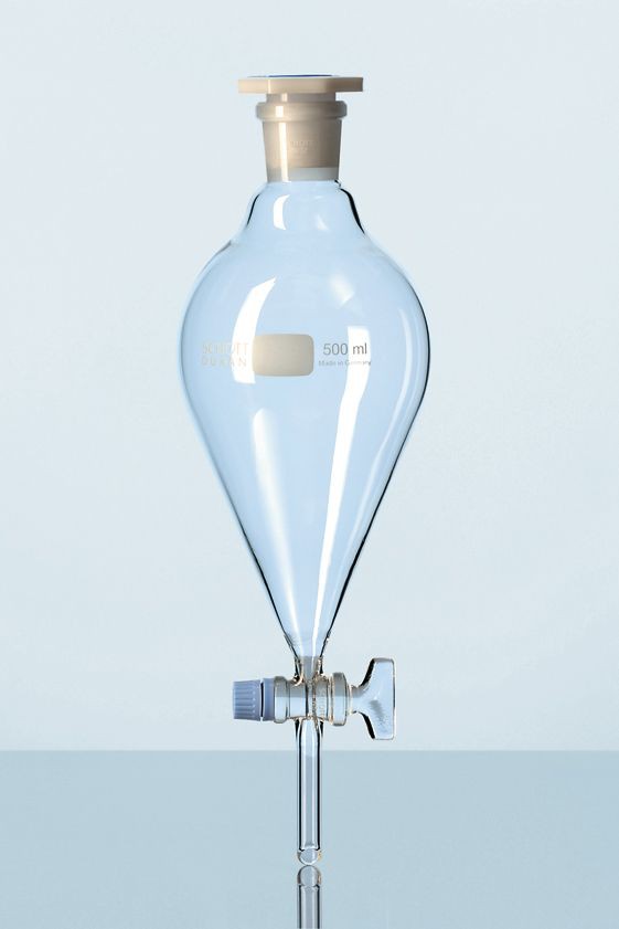 Phễu chiết quả lê khóa thủy tinh 2000ml, Schott Đức 242946308