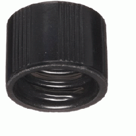 Nắp vặn đen Phenolic ,đệm cao su 14B, 8-425 Wheaton 240206