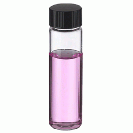 Chai vial trắng 12 ml, nắp vặn đen Phenolic 15-425 có đệmcao su 14B, 19x68mm Wheaton 224885