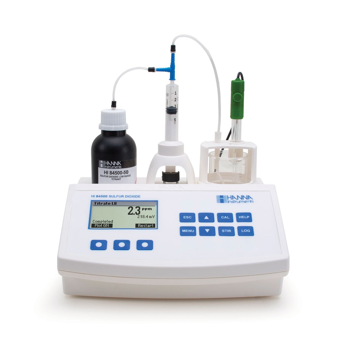 Máy chuẩn độ Mini Sulfua Dioxit HI84500 Hanna