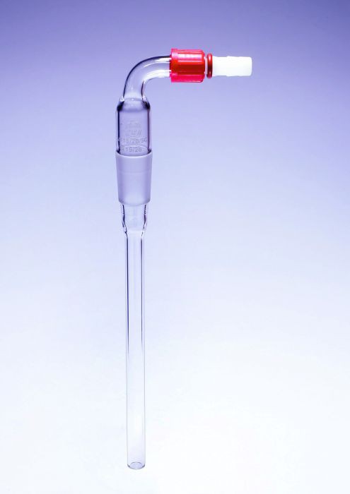 Ống dẫn khí, cong 90o, 150mm, 19/26 PYREX MF15/2B/SC