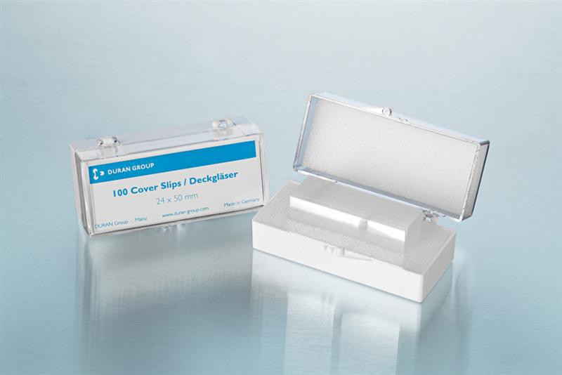 Phiến kính 24x60mm, dày 1mm Duran 235503601