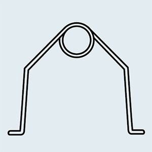 Tay treo hộp nhuộm lam Duran 290750002