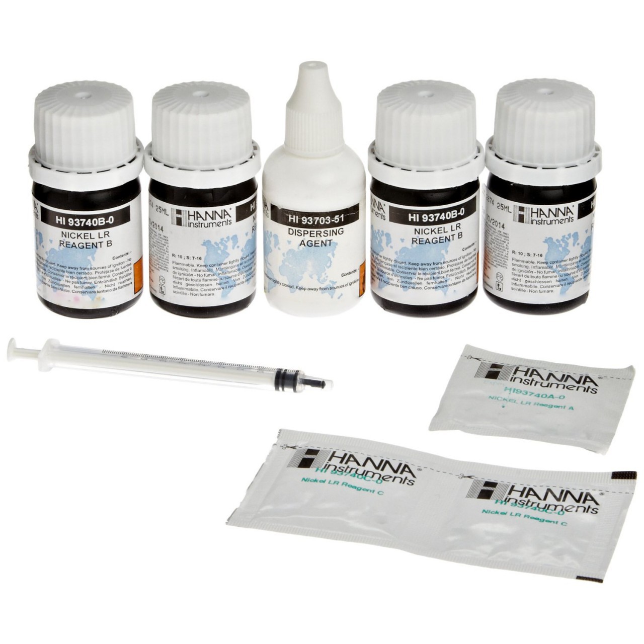 Thuốc thử Niken thang thấp, 50 lần HI93740-01 Hanna