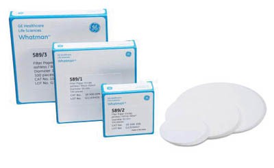 Giấy lọc S/S định lượng 589/2, TB 4-12um, 110mm Whatman 10300110