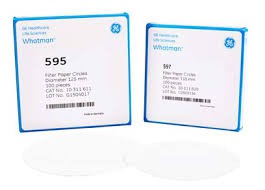 Giấy lọc S/S định tính 595, TBN 4-7 um, 125mm Whatman 10311611