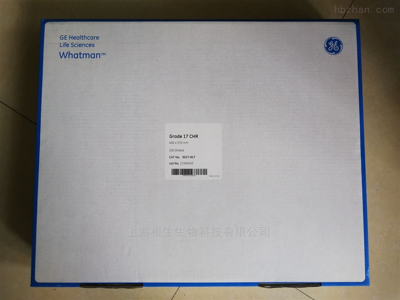 Giấy sắc ký 17 CHR, 0.92mm 46x57cm Whatman 3017-915