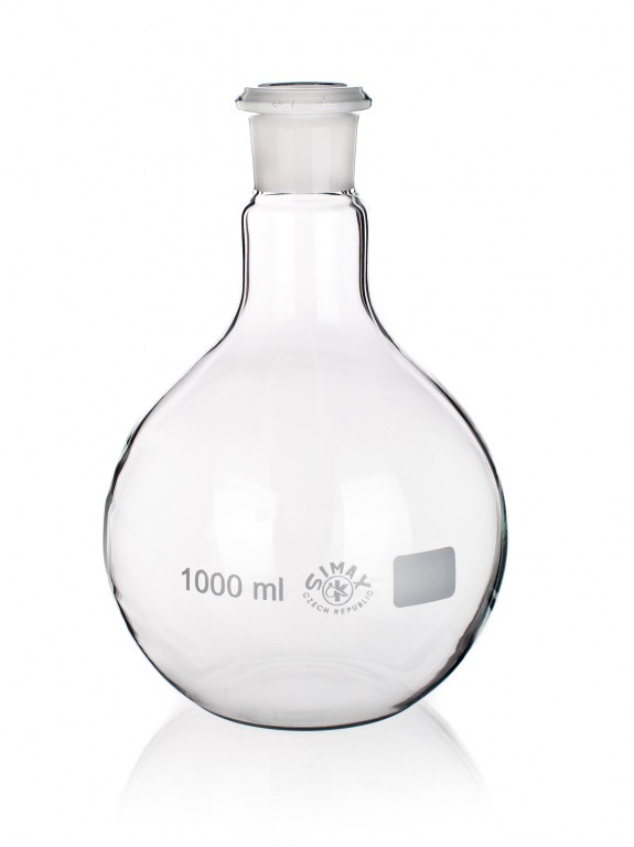 Bình cầu đáy bằng cổ nhám 29/32 1000ml Simax 2030100000394
