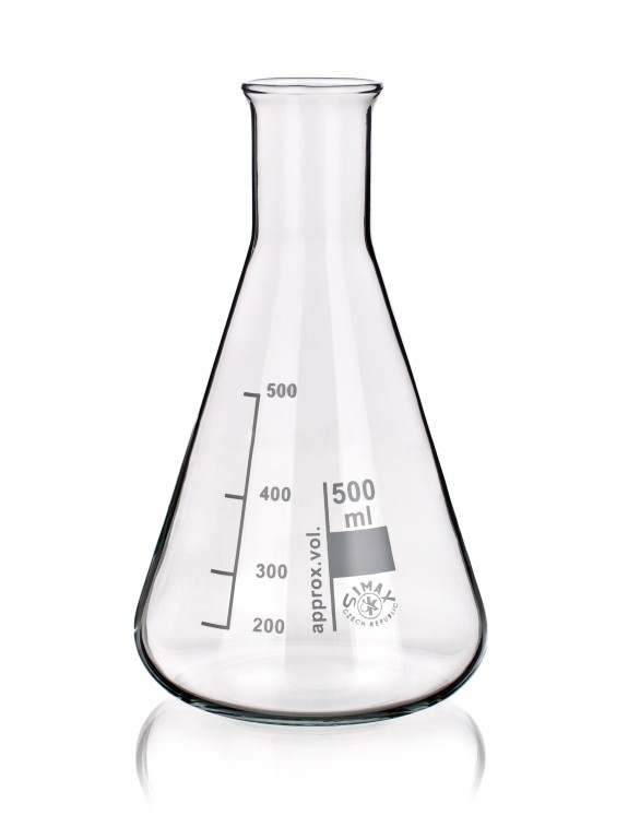 Bình tam giác miệng hẹp 2000ml Simax 2030100000127