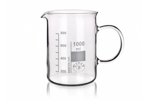 Cốc đốt thấp thành có quai 1000ml Simax 2030100005108