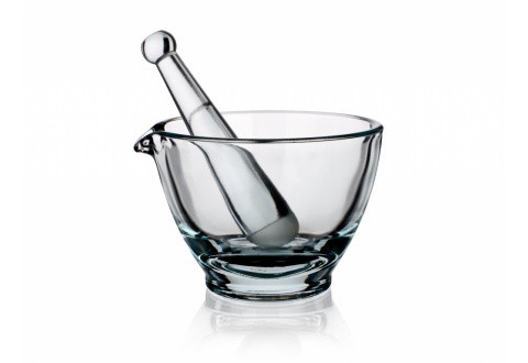 Cối chày thủy tinh nhám 80mm Simax 2030100012731