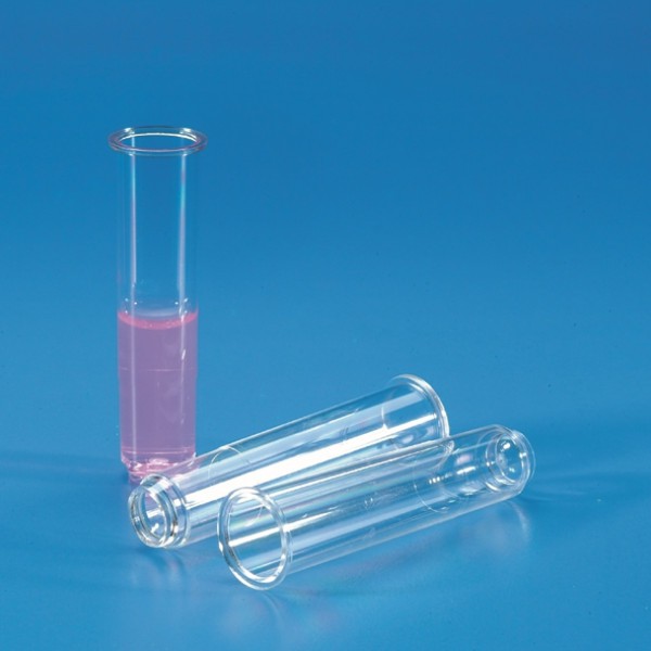 Cuvette semi (100 PCS) 2.5ml tóp đáy nhựa PS, tròn bên trong Kartel. K1940