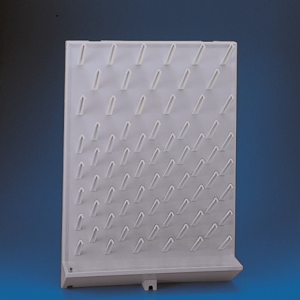 Giá phơi dụng cụ bằng nhựa 450x630x110mm, 72 chỗ Kartel K213