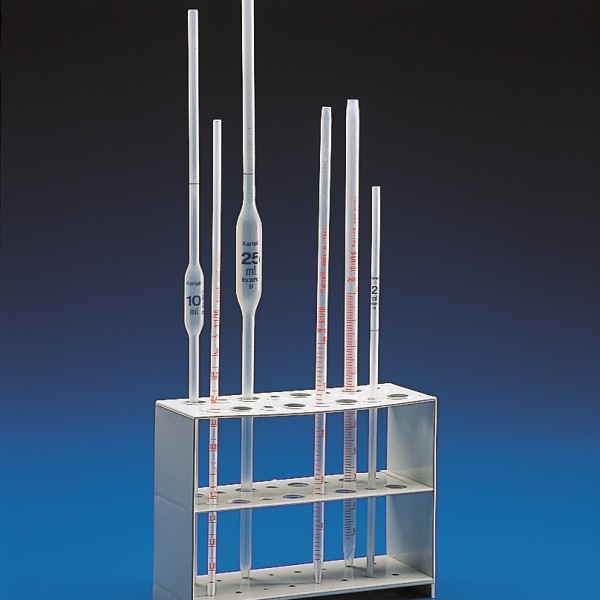 Giá đỡ pipette dạng thẳng, cho 16 pipette Kartell K255