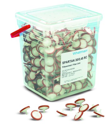 Spartan Syring lọc regenerated cellulose 0.45um, 30mm Whatman 10463053
