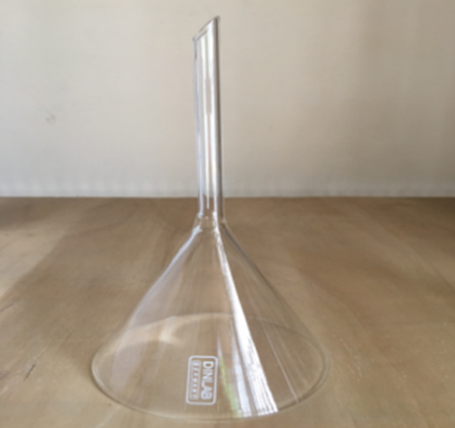 Phễu thủy tinh 80mm DINLAB-Đức