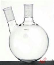 Bình cầu thủy tinh 1000 ml đáy tròn 2 cổ Trung Quốc TT0270