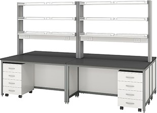 Bàn thí nghiệm trung tâm có kệ HMRT-CTF105-3600 Hankook