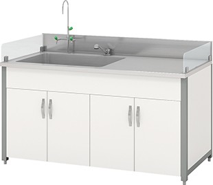 Bàn thí nghiệm có bồn rửa HMRT-STFN-1500 Hankook