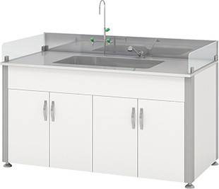 Bàn thí nghiệp có bồn rửa HMRT-STKN-1500 Hankook