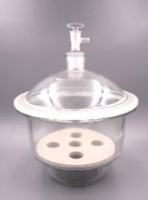 Bình hút ẩm, nắp có vòi Cordial Lab Trung Quốc 1354