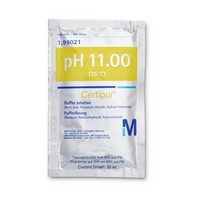 Buffer Solution (boric acid, sodium hydroxide, potassium chloride) tracable to SRM from NIST and PTB pH 11.00 (25°C) Certipur® Merck 1990210001