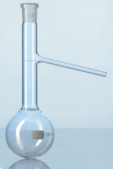 Bình cất có nhánh 125ml nhám 19/26 ASTM D86 Duran 246542805