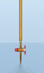 Buret nâu khoá PTFE  100ml, 1/10, loại AS Duran 243363901