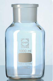 Chai trắng cổ rộng nút thủy tinh NS 60/46, 1000ml Duran 211855409