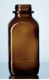 Chai vuông nâu MR, 1000ml, không nắp Duran 238265408