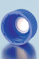 Nắp vặn có màng lọc GL25, màu xanh Duran 1183250