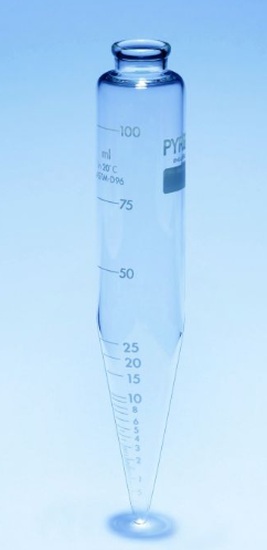 PYREX Ống ly tâm dầu 100ml Scilabware 3450/02MP
