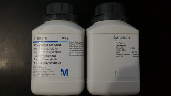 Polyvinyl alcohol protective colloid for argentometric titration 100g Merck 1142660100