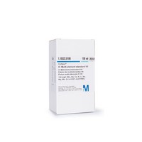 IC Multi-element standard I F⁻= 100 mg/l, Cl⁻ = 250 mg/l, NO₃⁻, SO₄²⁻ = 500 mg/l, PO₄³⁻ = 1000 mg/l in H₂O Certipur® 500ml Merck 1703980500