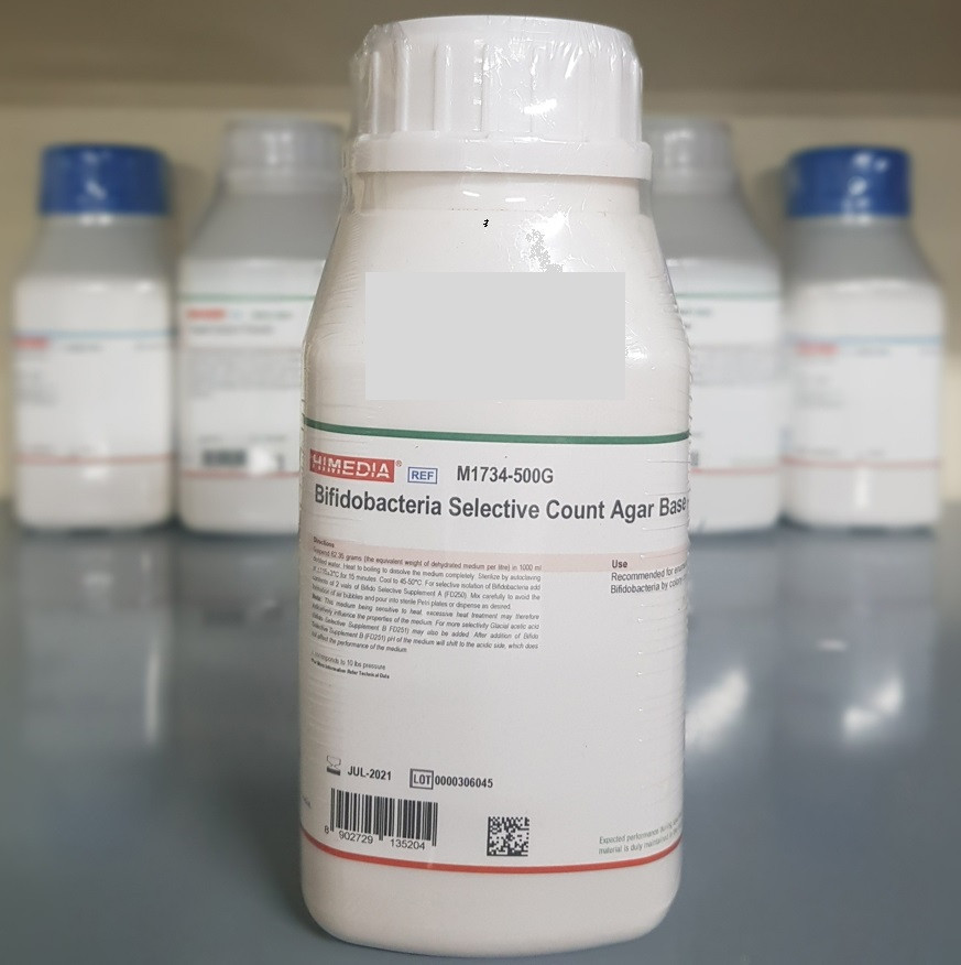 BSC Propionate Agar Base (Bifidobacterium Selective Count Agar Base) 500g Himedia M1734-500G