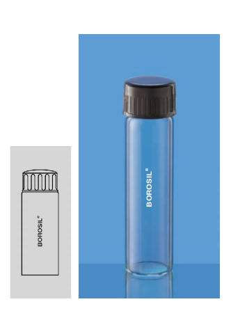 Ống nghiệm đáy bằng nắp vặn 5ml Borosil 9910005