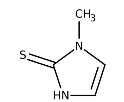 2-Mercapto-1-methylimidazole 98%, 25g Acros 125500250
