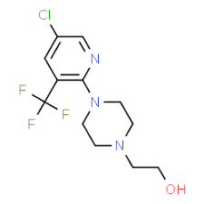 2-{4-[5-chloro-3-(trifluoromethyl)-2-pyridyl]piperazino}ethan-1-ol, 97% 250mg Maybridge AW00098CB
