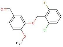 4-[(2-Chloro-6-fluorobenzyl)oxy]-3-methoxybenzaldehyde, 97% 1g Maybridge AW01128DA