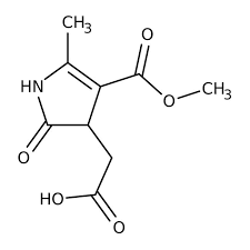 2-[4-(Methoxycarbonyl)-5-methyl-2-oxo-2,3-dihydro-1H-pyrrol-3-yl]acetic acid, 97% 10g Maybridge BTB09316EA