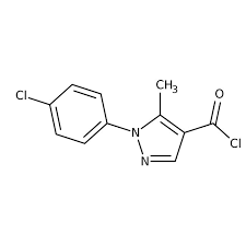 1-(4-chlorophenyl)-5-methyl-1H-pyrazole-4-carbonyl chloride, 97% 250mg Maybridge CC00081CB