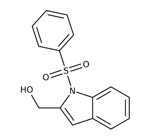 [1-(Phenylsulfonyl)-1H-indol-2-yl]methanol, 97% 250mg Maybridge CC03309CB