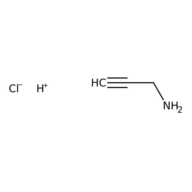 Propargylamine hydrochloride, 95% 1g Acros 131470010