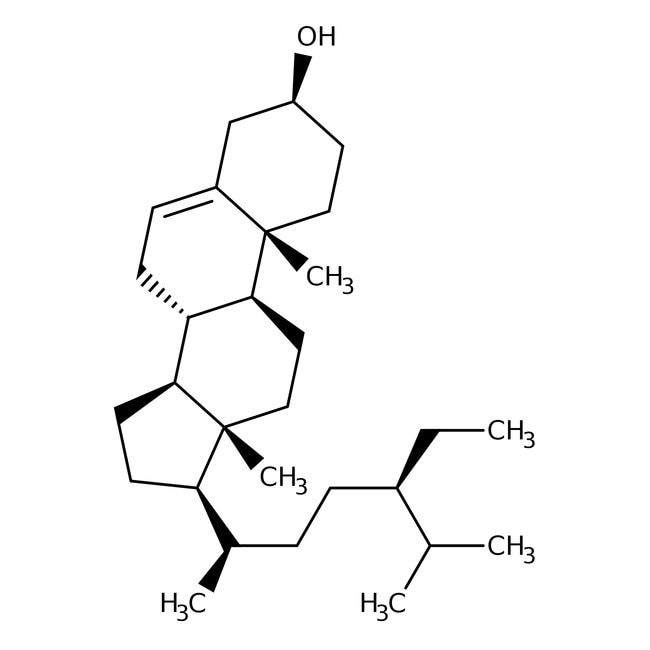 beta-Sitosterol, with ca. 10% campesterol, ca. 75% beta-sitosterol, 100g Acros 132721000