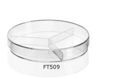 Đĩa Petri ø90mm,3 ngăn, E.O tiệt trùng Finetech FT509