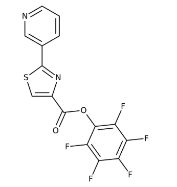 Pentafluorophenyl 2-pyrid-3-yl-1,3-thiazole-4-carboxylate 97%, 1g Maybridge CC13726DA
