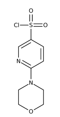 6-Morpholin-4-yl-pyridine-3-sulfonyl chloride 97%, 250mg Maybridge CC17503CB