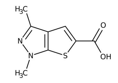 1,3-Dimethyl-1H-thieno[2,3-c]pyrazole-5-carboxylic acid 95+%, 5g Maybridge CC22901DE