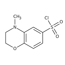 4-Methyl-3,4-dihydro-2H-1,4-benzoxazine-6-sulfonyl chloride, 97% 250mg Maybridge CC36103CB